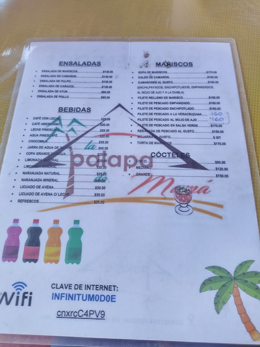 La Palapa de Mamá Menu - Image 2