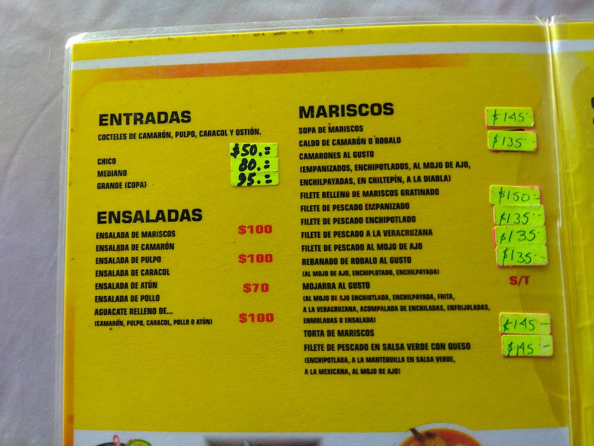 La Palapa de Mamá Menu - Image 4